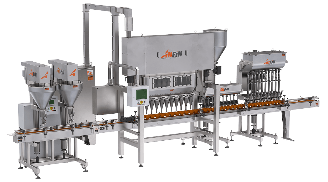 Semi-automatic filler