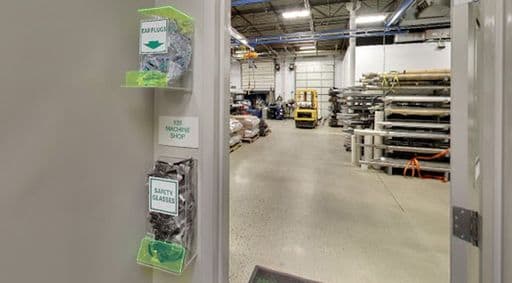 Entrance to Machine Shop