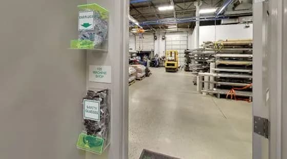 Entrance to Machine Shop