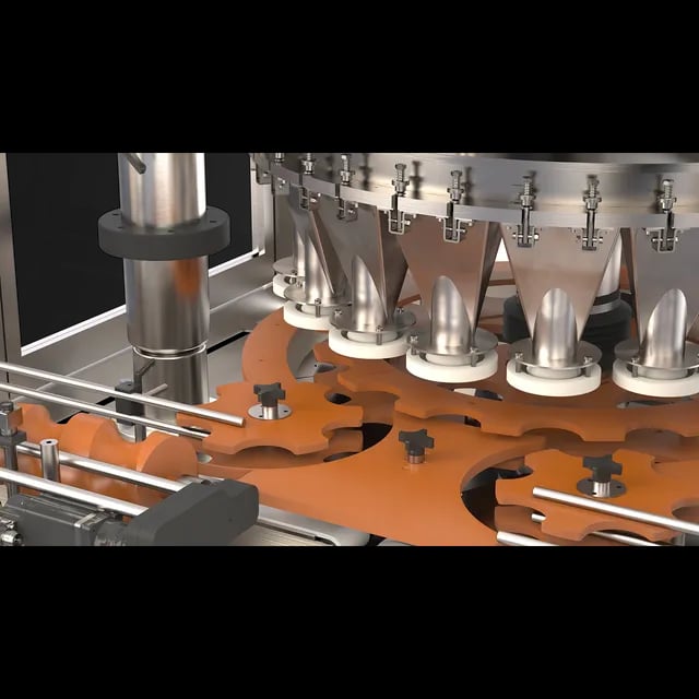 Rotary Auger Filler Close-Up