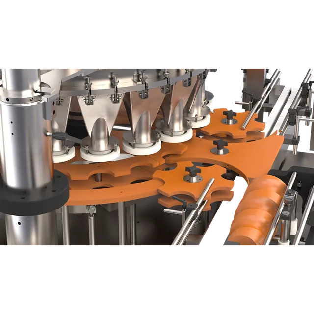 Rotary Auger Filler Close-Up