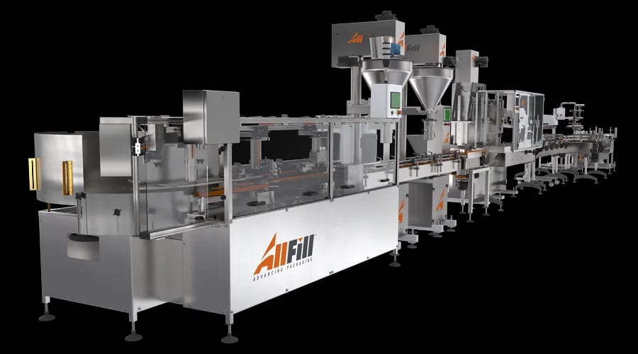 Powder Packaging Fully Integrated Line Showcase