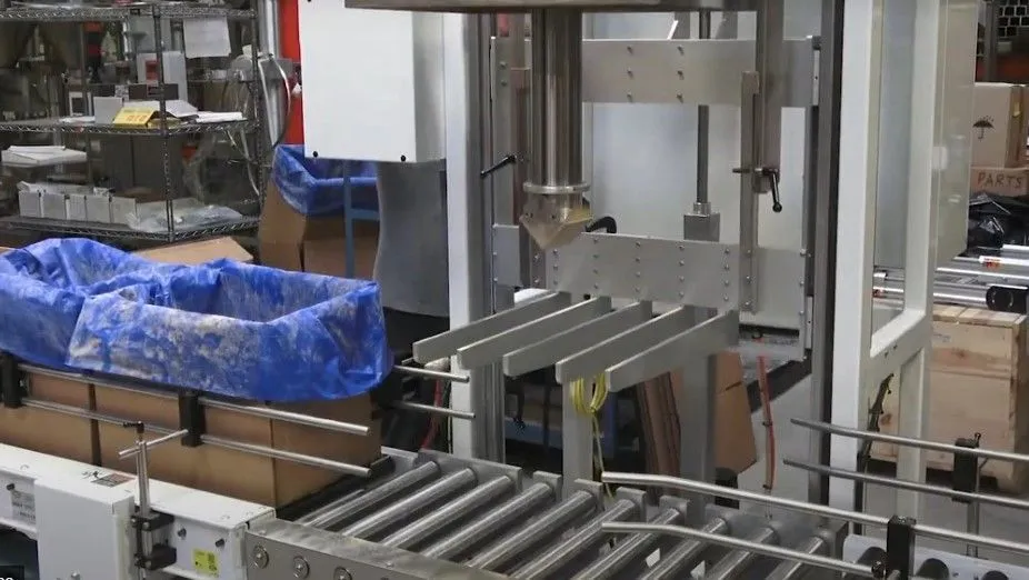 Belt Conveyor Arrangement Preserves Fragile Fish Product For Filling