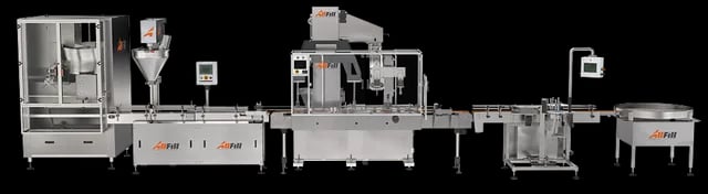 Powder packaging machines