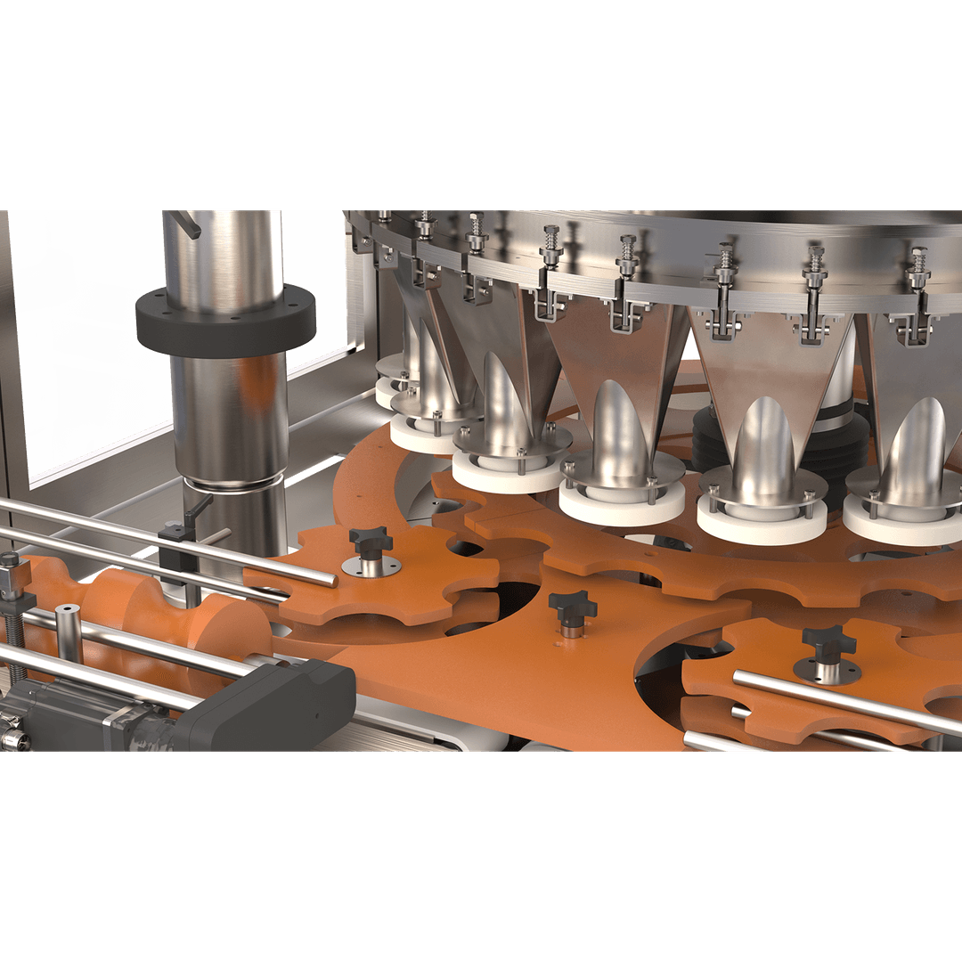 Rotary Auger Filler Close-Up