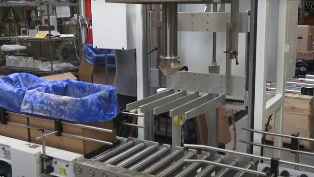 Belt Conveyor Arrangement Preserves Fragile Fish Product For Filling